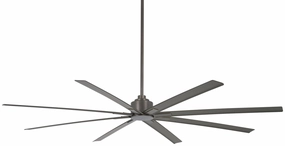 Xtreme H2O 84" 84"Outdoor Ceiling Fan Smoked Iron large electric fans for spacious rooms