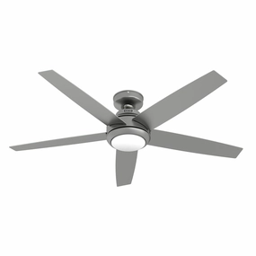 Zayden 52"Ceiling Fan Matte Silver modern medium fans for everyday cooling