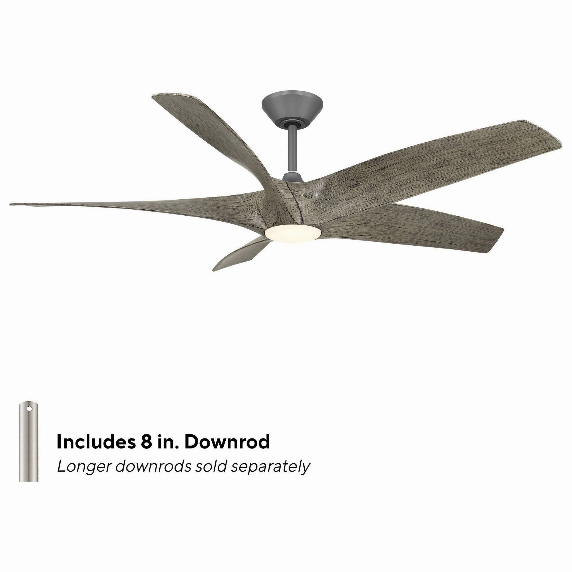 Zephyr Indoor/Outdoor 5-Blade 62" LED Smart Ceiling Fan