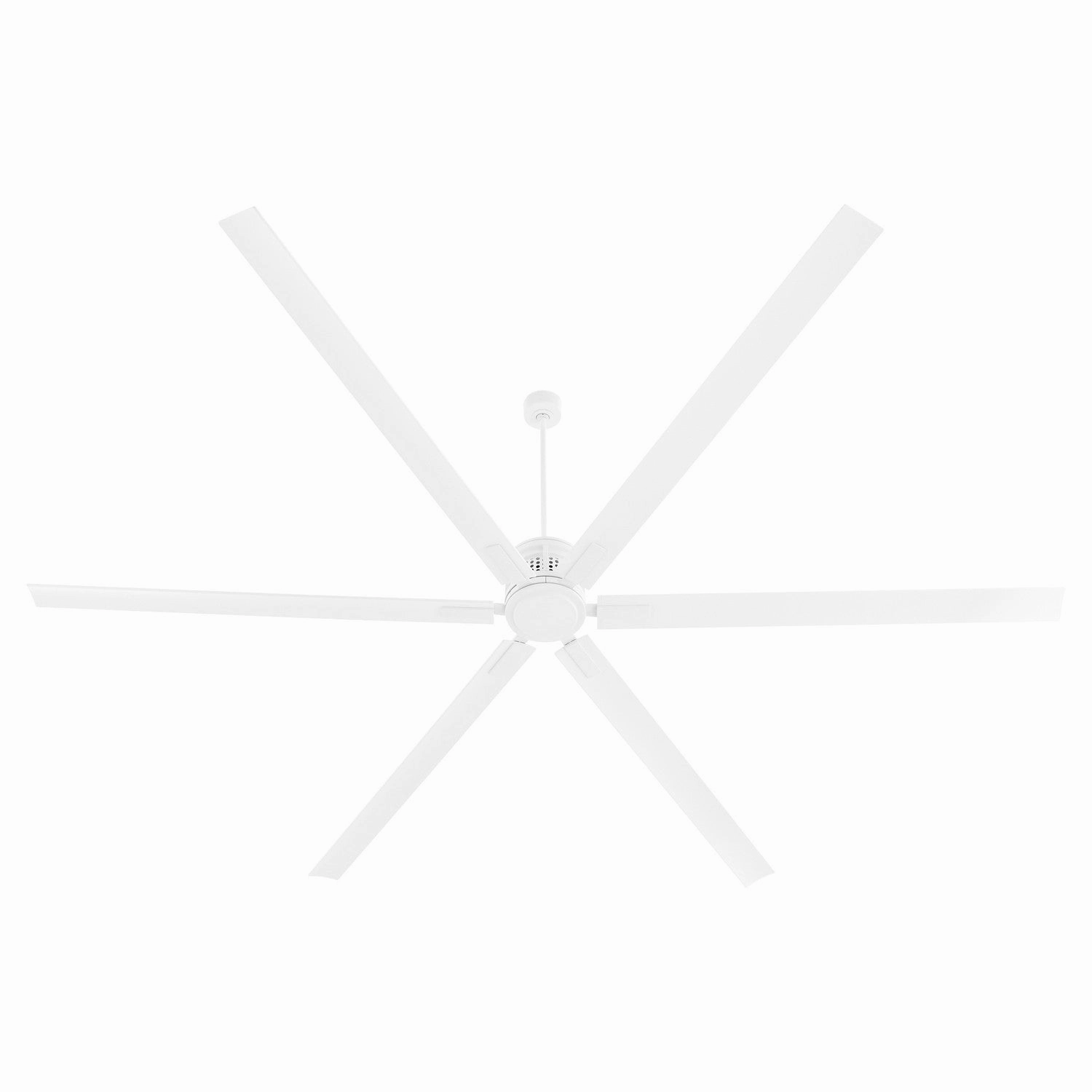 Zeus 120" Ceiling Fan Studio White large electric fans for spacious rooms