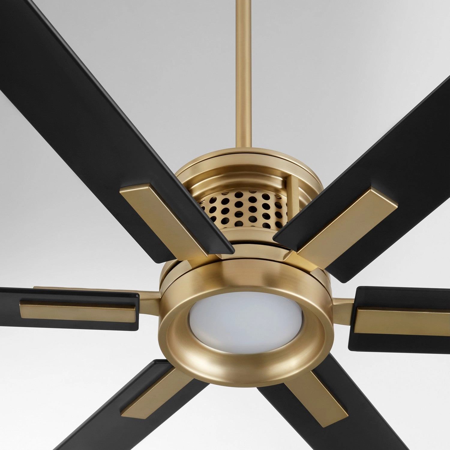 Zeus 65" Patio Fan Aged Brass