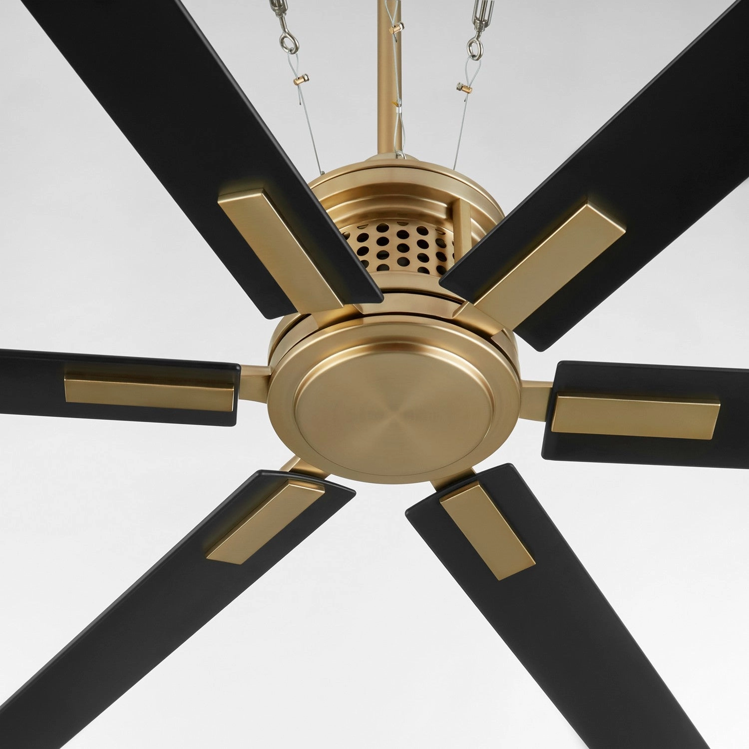 Zeus 65" Patio Fan Aged Brass