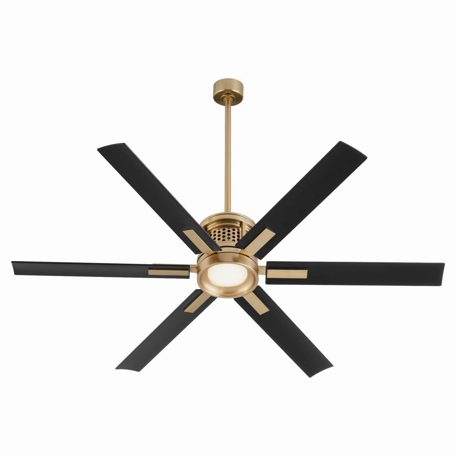 Zeus 65" Patio Fan Aged Brass