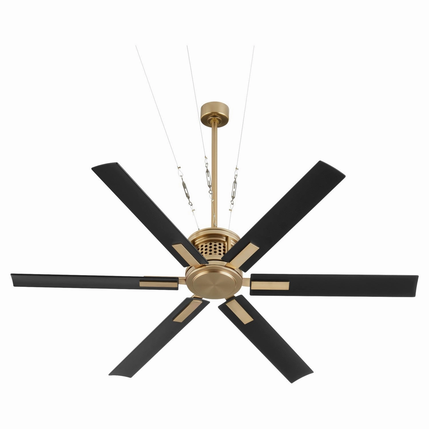 Zeus 65" Patio Fan Aged Brass