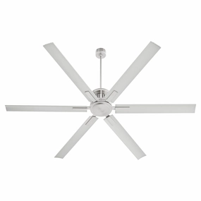 Zeus 80" Ceiling Fan Satin Nickel large electric fans for spacious rooms